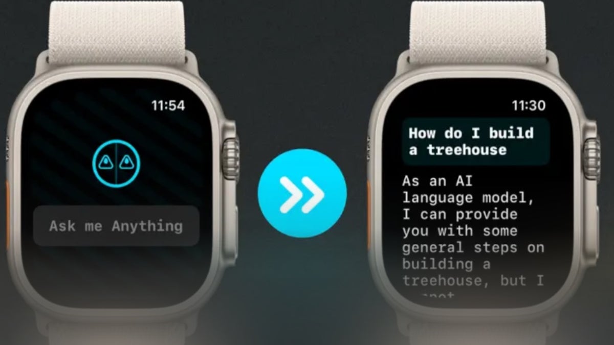 Access the AI chatbot everyone is talking about from your Apple Watch