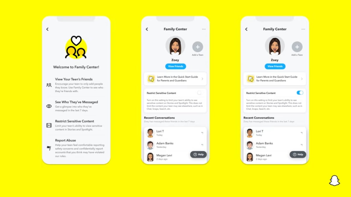 Snapchat doubles down on Family Center, adds new controls for parents