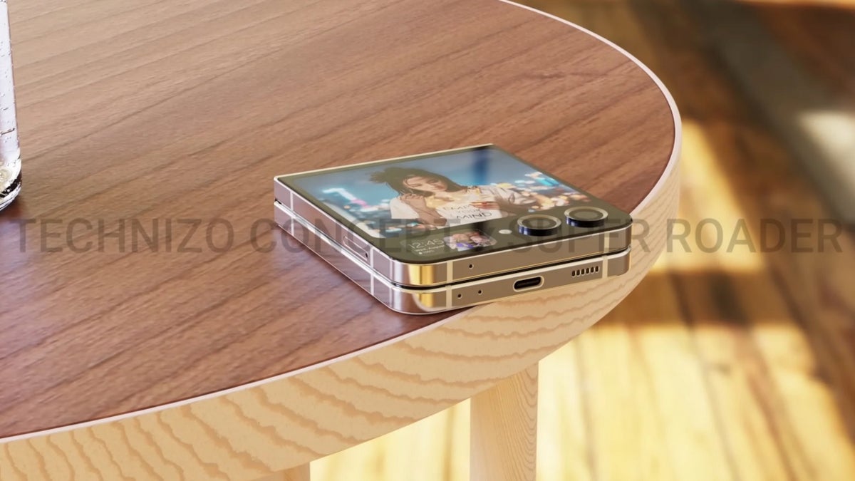Questionable renders show Galaxy Z Flip 5 with huge external display