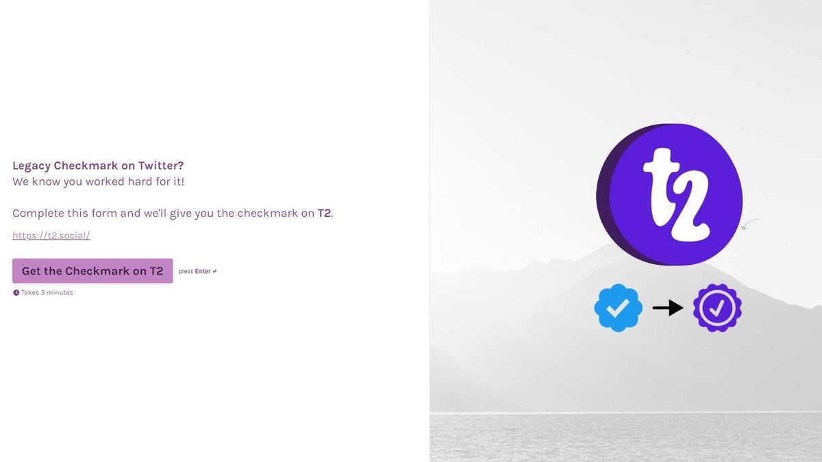 A Twitter competitor is offering checkmarks to all  that may lose them in April