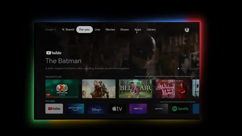 Google TV has just added 800 free channels to its offering