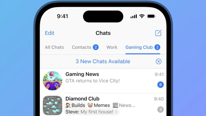 Telegram update adds shareable chat folder, custom wallpaper, and more