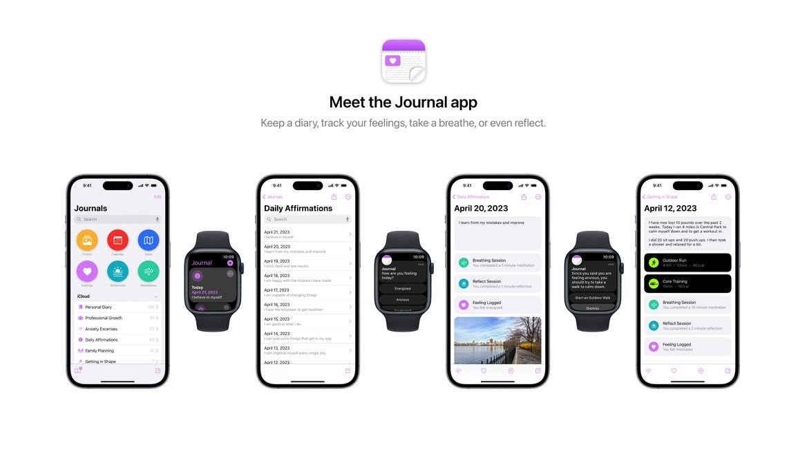 Dear diary: Apple going teen with new iOS 17 Journal app that may look like this