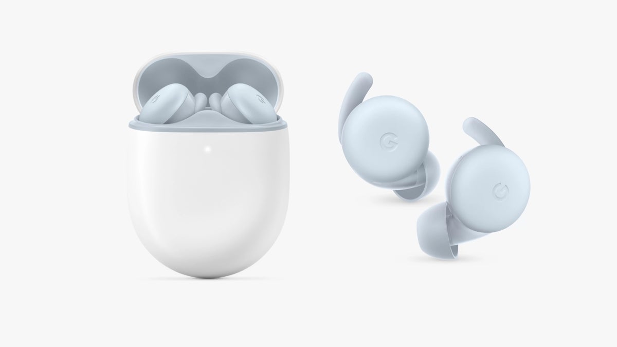 Google Pixel Buds A-Series leak gives us a better look at the new "Sky Blue" variant
