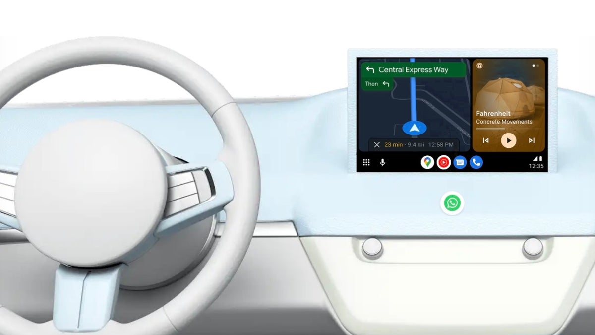The weather widget on Android Auto's new Coolwalk redesign may be making a comeback