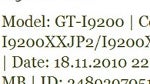 Tweet leaks unknown Samsung GT-i9200