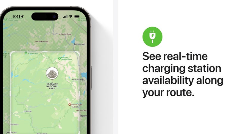 Apple Maps in iOS 17 update shows free EV chargers around you