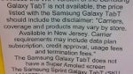 Wi-Fi-only Samsung Galaxy Tab is delayed by Samsung