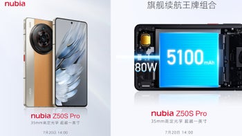 Camera-centric Nubia Z50S Pro to come with an overclocked Snapdragon 8 Gen 2