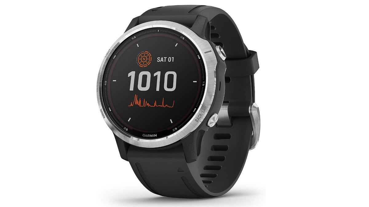 For £237 less, snag the Garmin Fēnix 6S Solar, a watch with gazillion features and solar charging, from Amazon UK