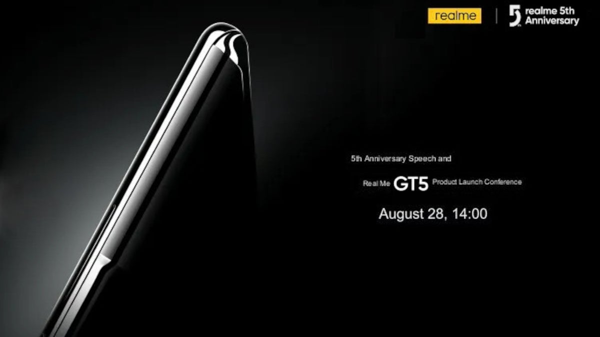 The powerful Realme GT5 confirmed to arrive in late August - PhoneArena