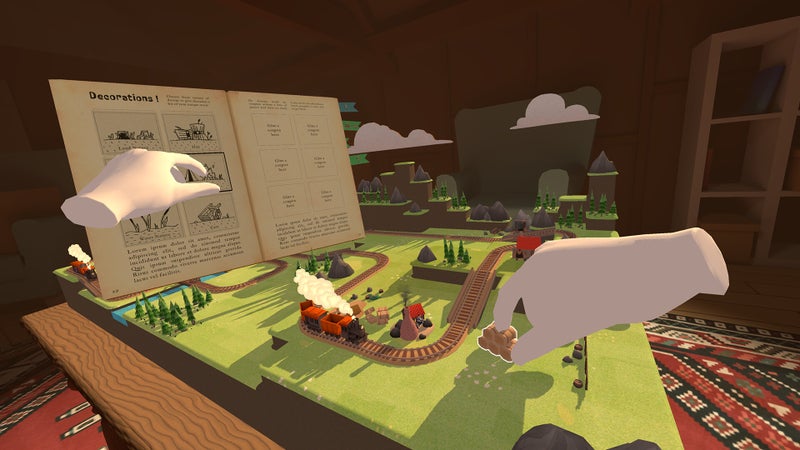 Ever wanted to build a miniature train set? Toy Trains will let you do that in VR