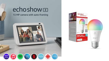 50% less for the Echo Show 8 (2nd Gen): don’t miss this Amazon deal, it comes with a free Smart Bulb