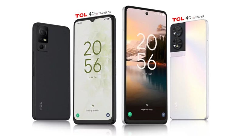TCL unveils the world’s first smartphones featuring paper-like displays