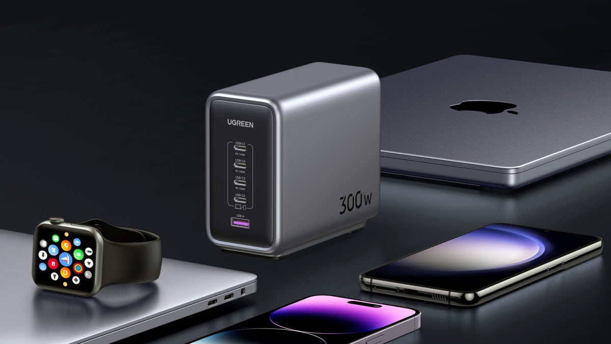 Ugreen 300W Nexode desktop charger out to power everything, everywhere, at once!