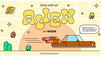 Waze Alien theme