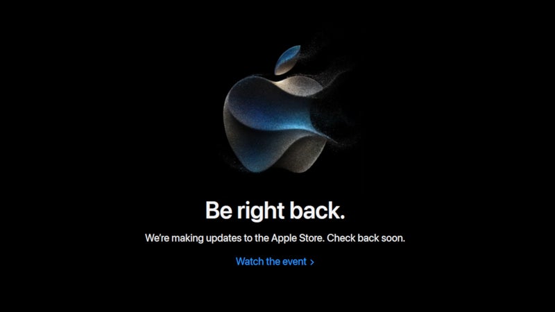 The Apple Store is down ahead of massive iPhone 15 launch