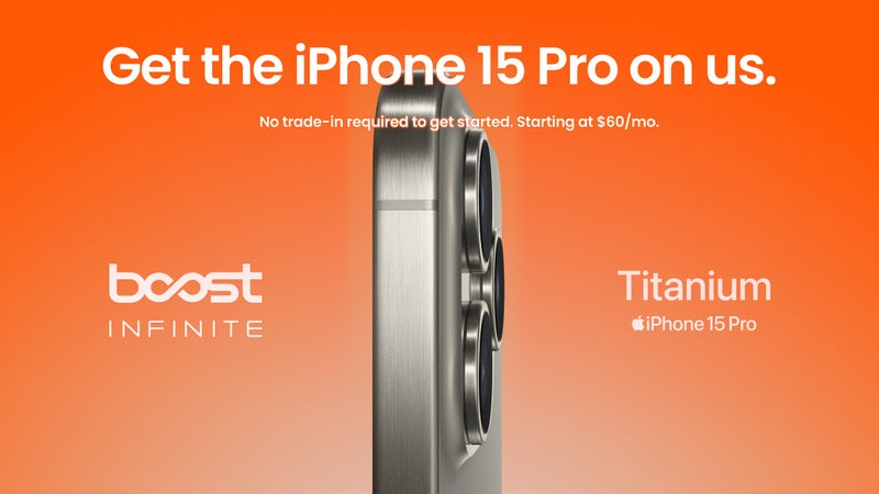 iPhone 15 Pro comes as a package deal with this unlimited plan from Boost Infinite