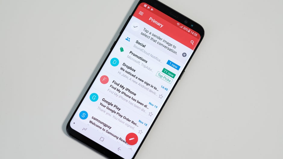 Gmail for Android gets a 