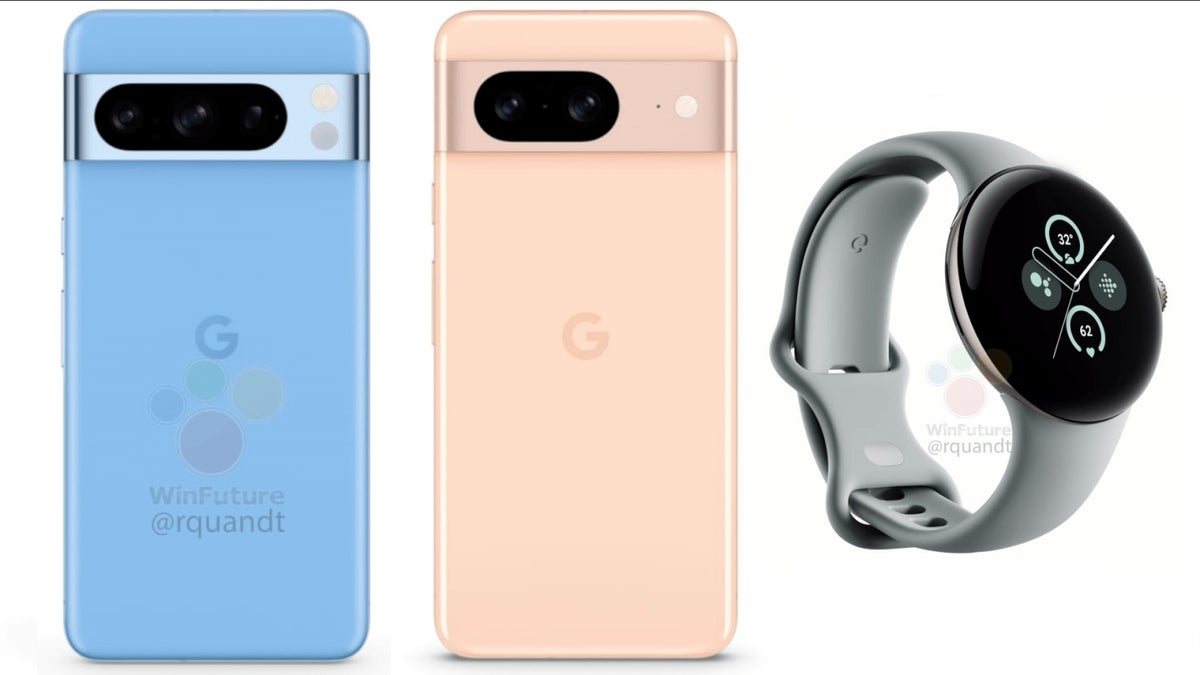 New report leaks and 'confirms' even more Pixel 8, Pixel 8 Pro, and Pixel Watch 2 details