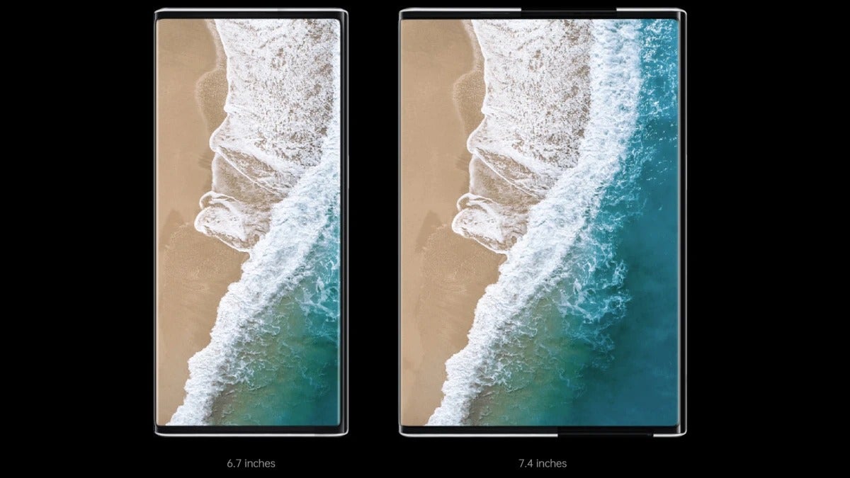 Vivo beating Samsung to a slider phone with rollable display