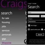 Craigs7 Pro is a comprehensive Craigslist app for Windows Phone 7