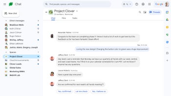 Google Chat’s smart replies feature expands to groups and spaces