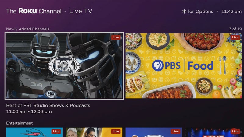 Roku adds a bunch of new linear channels to its offering