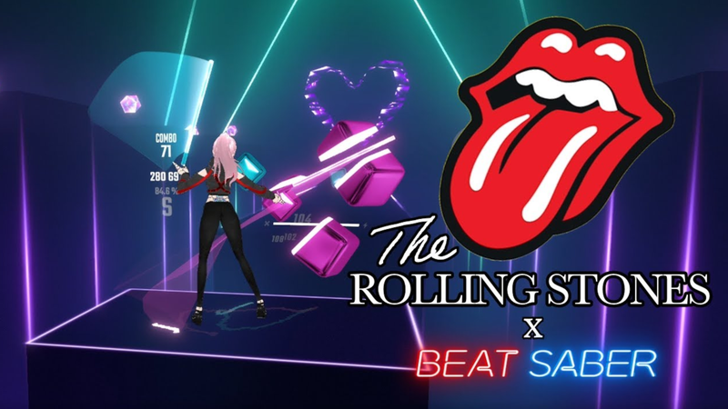 Beat Saber welcomes The Rolling Stones music pack
