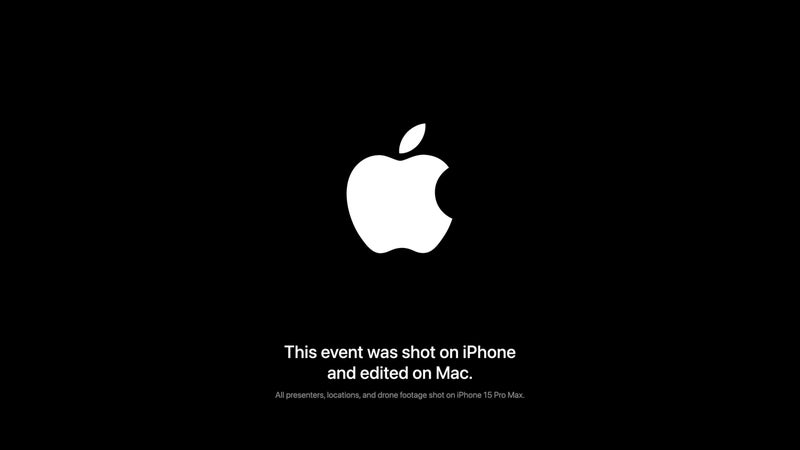 Apple used the iPhone 15 Pro Max to shoot the entirety of its 'Scary Fast' Mac event
