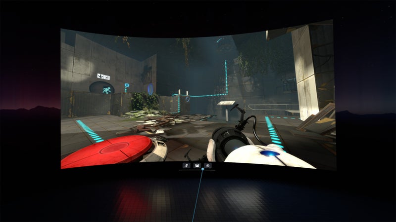 StreamVR introduces a new Theater Screen for non-VR games