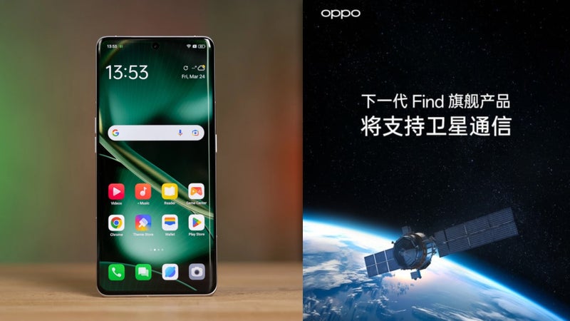 OPPO goes extraterrestrial and announces satellite communication on the Find X7