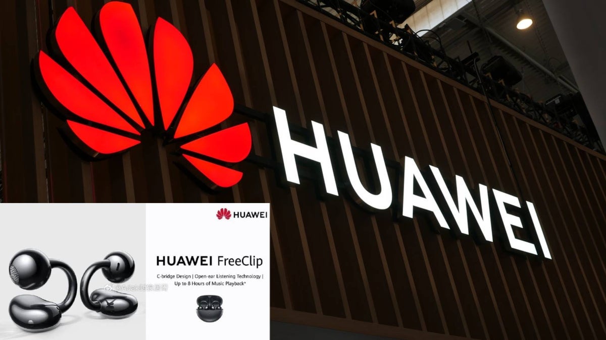 Huawei joins the open-ear trend with its FreeClip wireless earbuds