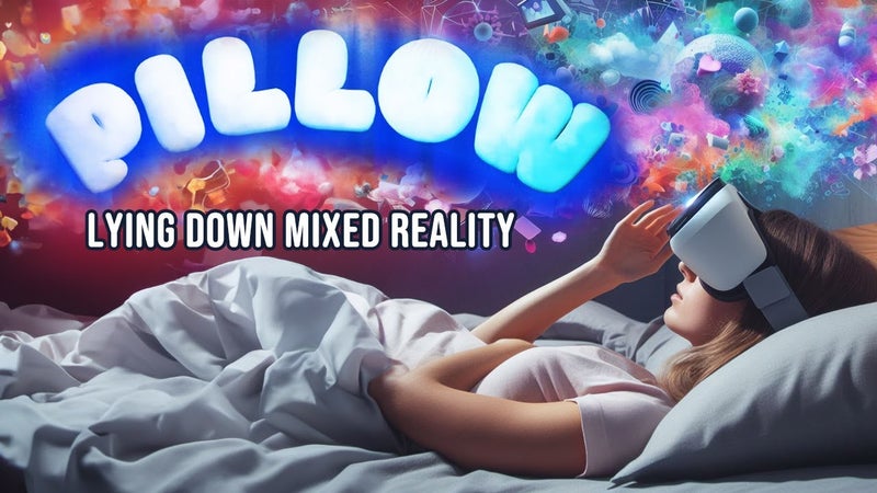 Ever dreamed of VR adventures in bed? Discover Pillow on Meta Quest 3!