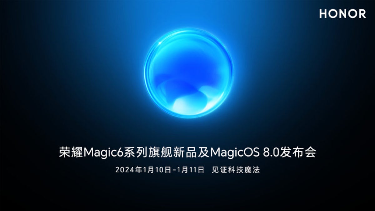 Honor Magic 6 and Magic OS 8.0 announcement dates revealed
