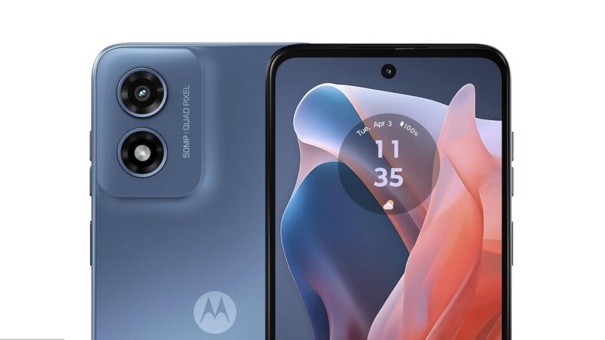 Renders surface of the U.S.-bound Moto G Play (2024); rumored specs include 50MP camera, big battery