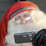 Ho Ho Ho! Santa uses Nokia N8 with Ovi Maps instead of Rudolph's nose