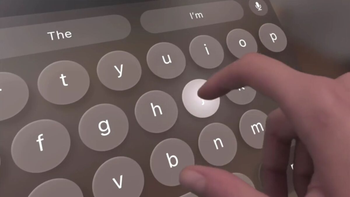 Apple's Vision Pro: typing with one finger? For now, that may actually be the case