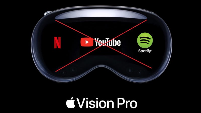 Google, Netflix, and Spotify gang up on Apple Vision Pro to keep it niche, but why?