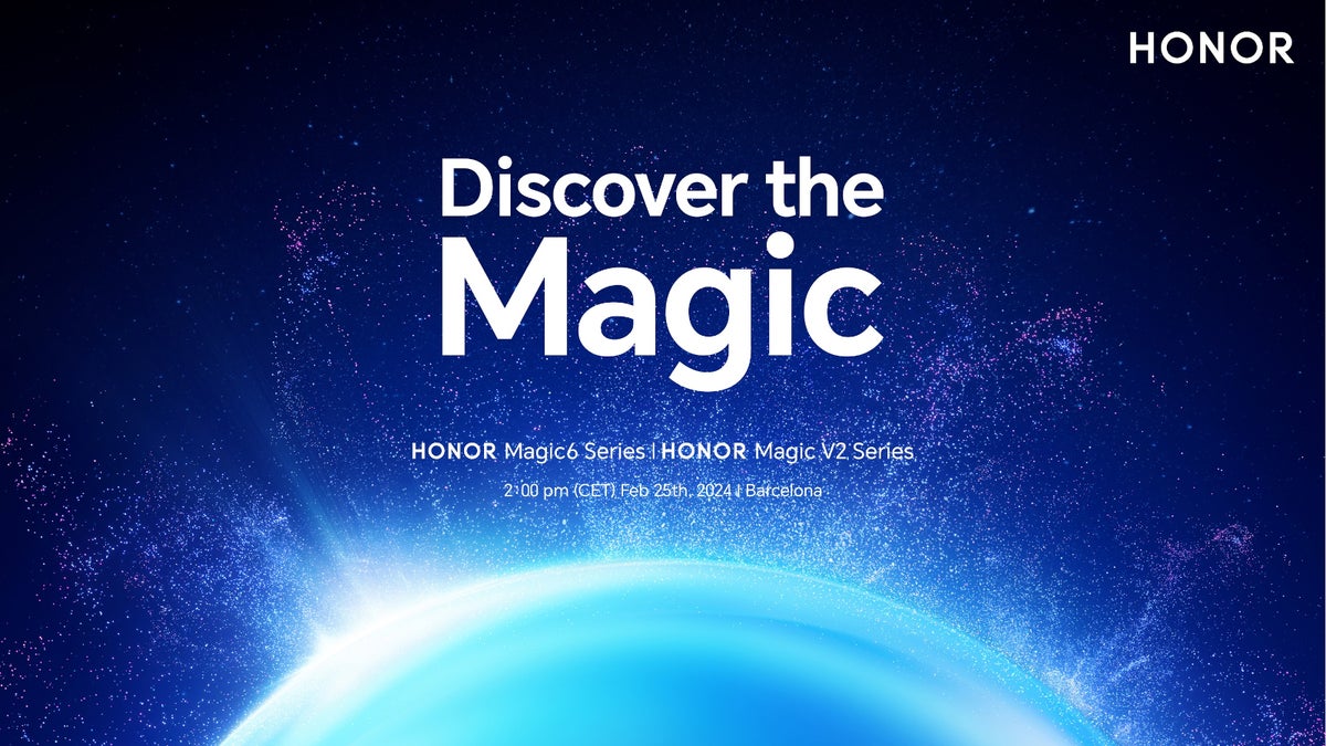 Honor reveals Magic 6 series and Magic V2 RSR Porsche Design global launch date