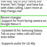 Video calling on Google Nexus S now possible thanks to Tango app