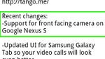Video calling on Google Nexus S now possible thanks to Tango app
