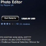 Pakistan-made Photo Editor Suite is the best selling app in the BlackBerry universe