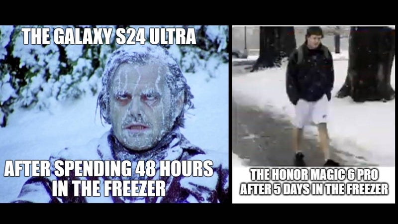 Meme of the week: The arctic battle that the Galaxy S24 Ultra lost to Honor