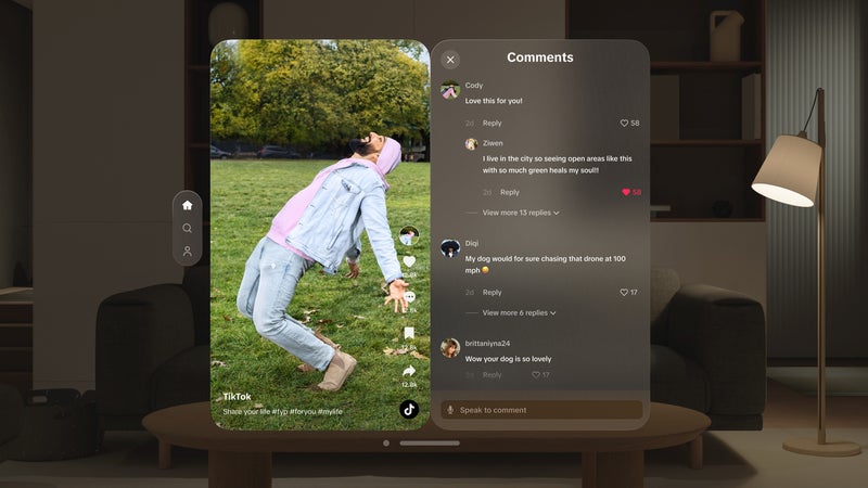 TikTok launches native app for Apple’s Vision Pro
