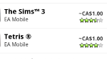 If it's in the game, it's in the Android Market; EA mobile games are now 99 cents to download