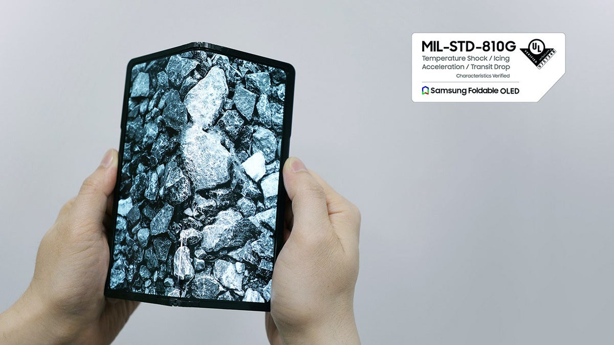 Samsung touts its foldable phone display durability after Apple's doubts