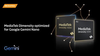 MediaTek announces Dimensity 9300 and 8300 chips are now optimized for Google Gemini Nano