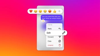 Want to edit your message? Instagram now lets you, but time is limited