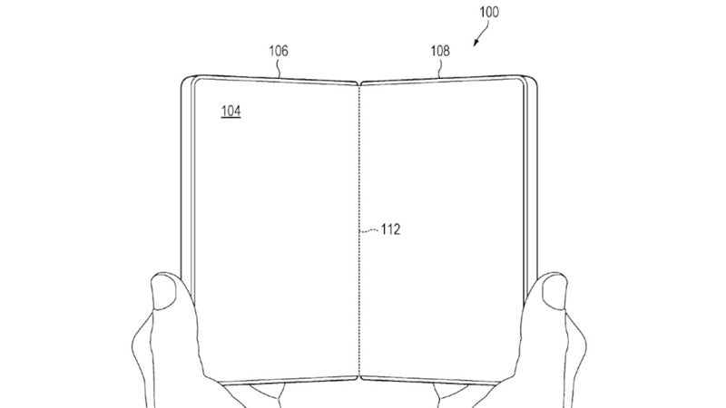 Microsoft patent application suggests a true foldable phone is coming with a thin form factor, more